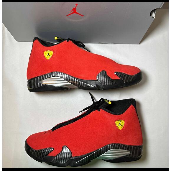 Size 10.5 - Nike Air Jordan 14 Retro Ferrari 2025 Men's Shoes Ships Now - Picture 2 of 10